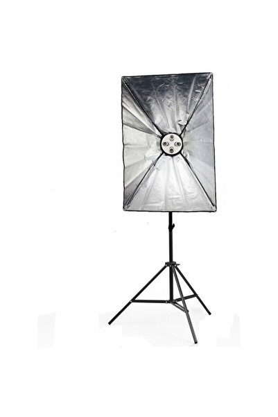 OEM Kit lumina continua foto video lampa cu 4 becuri+ softbox 50X70cm + stati...