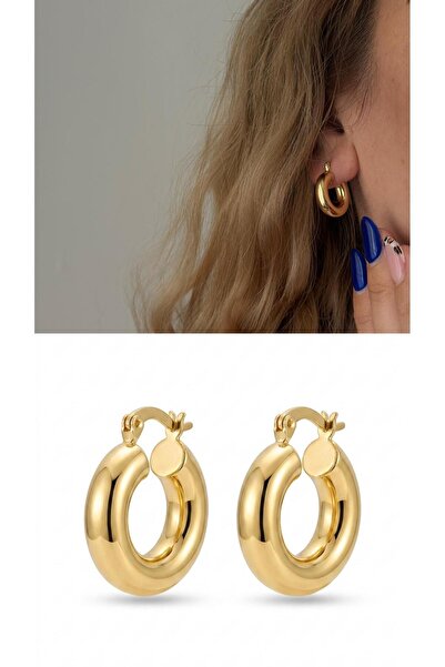 New Obsessions Thick Tube Hoop Earrings 2 cm