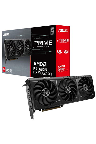 ASUS Placa video Radeon RX 9060 XT Prime Overclocked, 8GB GDDR6 128-bit