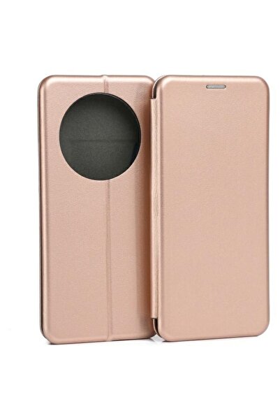 Beline Husă magnetică tip carte pentru Xiaomi 14C, Auriu roz, Piele