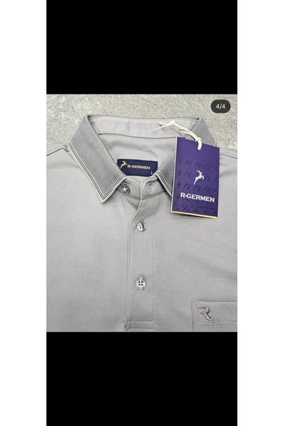Cinar erkek giyim Men's Polo Collar Pocket T-Shirt Plus Size Oversized Short ...