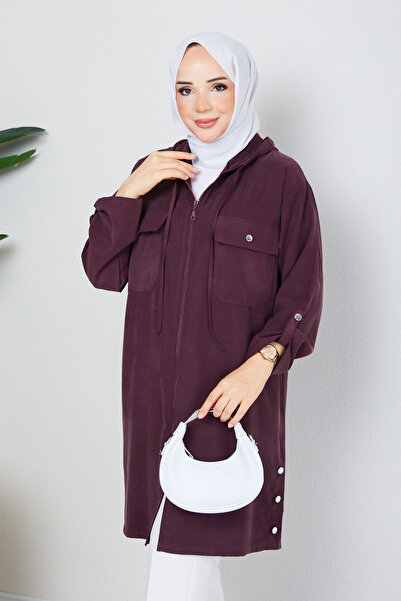 Pamuk Butik Γυναικεία τσάντα χιαστί με κουμπιά στο πλάι και τσέπη στο στήθος
