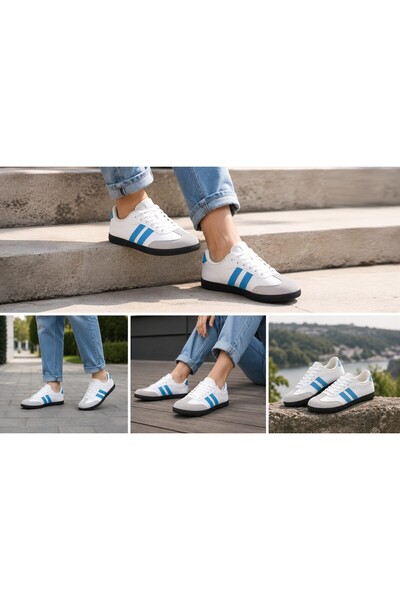 ZERDALİFE Unisex Sneaker Casual Lace-Up Comfortable Sports Shoes