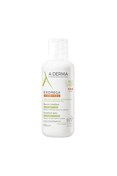 A-DERMA Екзомега Контрол, Омекотяващ, Балсам, За лице, 400 мл