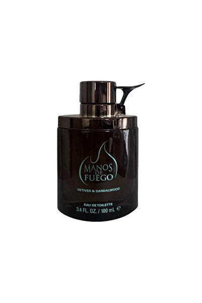 Manos De Fuego Vetiver și Lemn de Santal, Apă de Toaletă, Pentru Bărbați, 100 ml