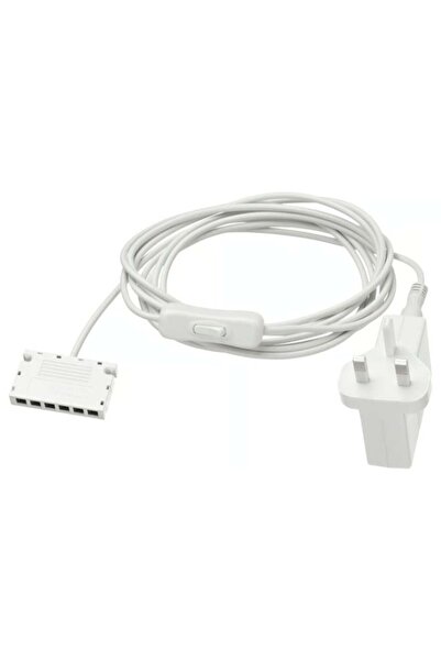 IKEA LED Driver with Cord and Switch, White, 19 W
