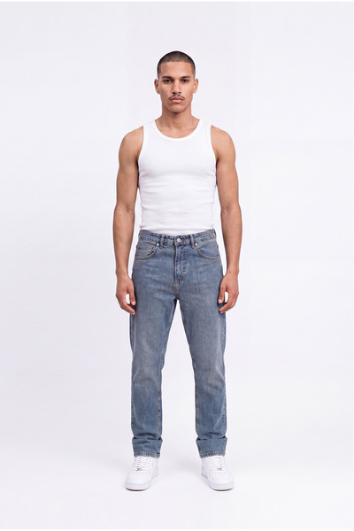 Machinist Men's Regular Fit Jean Trousers Blue