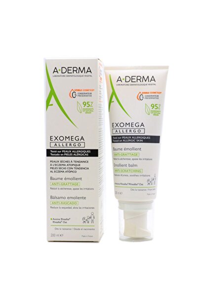 A-DERMA Екзомега Аллегро, Омекотяващ балсам за лице, 200 мл