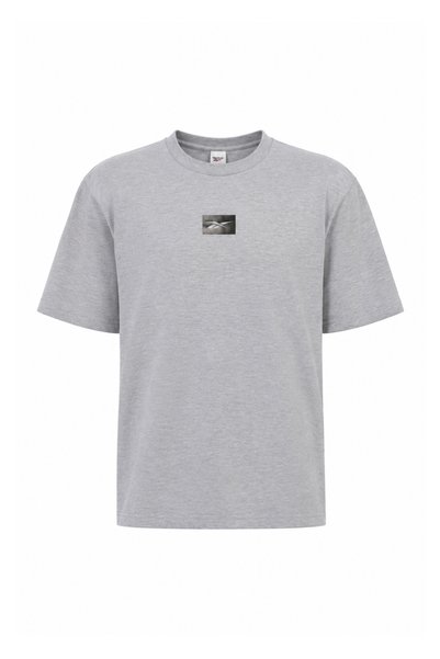 Reebok Kısa Kol T-Shirt Erkek Gri TUCHE TEE