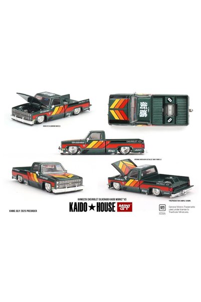 mini gt 1/64 //226 Kaido House Chevrolet Silverado Kaido Works V3