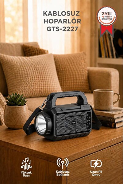 Torima Bluetooth Hoparlör Güneş Panelli Projektör El Fenerli Kablosuz Speaker...