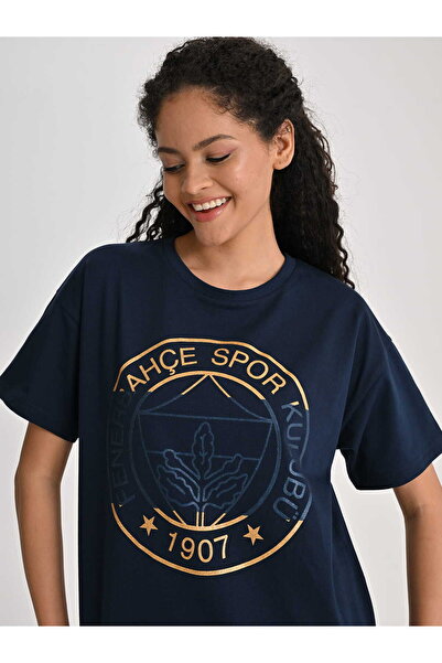 Fenerbahçe KADIN TRIBUN ALTIN LOGOLU TSHIRT