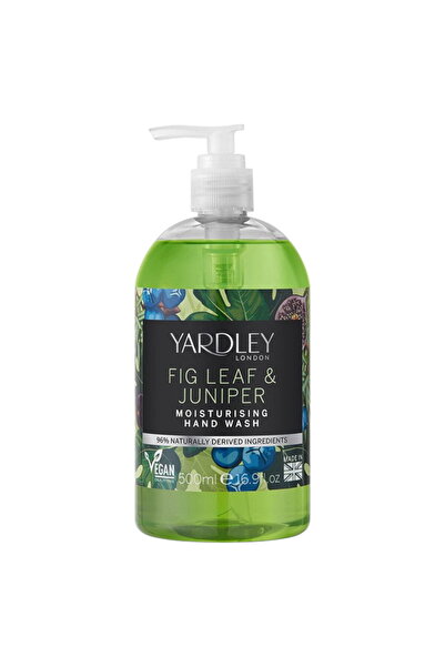 YARDLEY Lapte de frunze de smochin și ienupăr, hidratant, gel de mâini, 500 ml