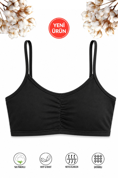 ÖZKAN underwear Özkan 43725 Girls' 95% Cotton Training Bra with Removable Pad...