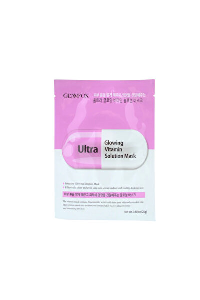 Glamfox , Ultra, Glowing, Sheet Mask, For Face, 25 g