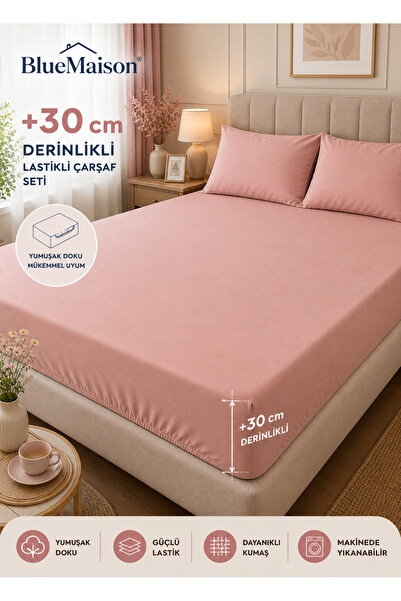 BlueMaison Exclusive Cotton Elastic Sheet Set Single/Double