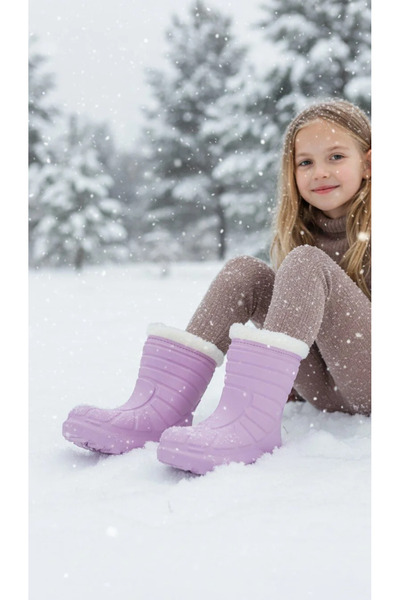 GEZER Winter Eva Waterproof Snow Boots with Fur Inside