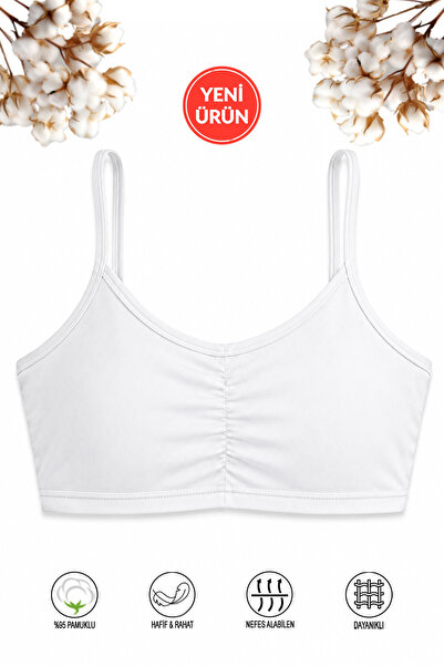 ÖZKAN underwear Özkan 43725 Girls' 95% Cotton Training Bra with Removable Pad...