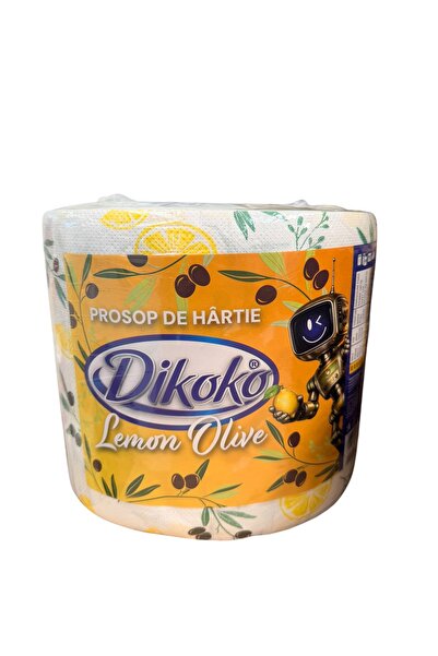 Dikoko Kitchen towels Monoroll 330 pcs 2 ply, print: lemon&olive