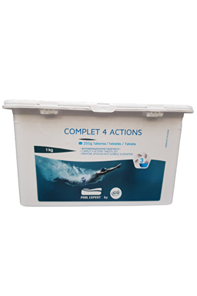 ManufacturGre Clor Complet 4 acțiuni 1 Kg comprimate 250 g