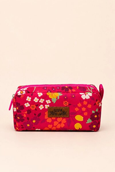 U.S. Polo Assn. Girl's Pen Holder with Floral Pattern