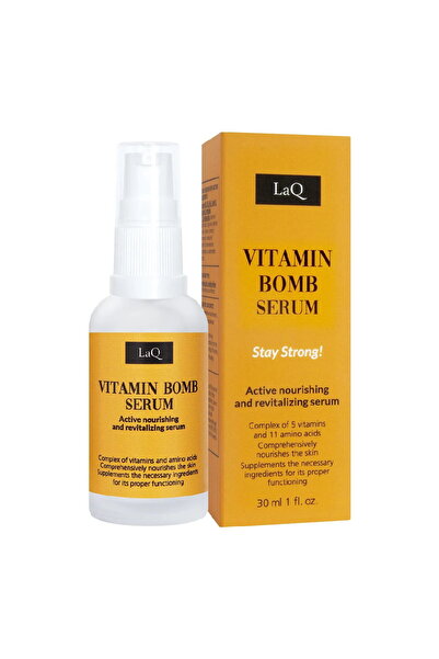 LAQ , Vitamin Bomb, Revitalizing, Daily, Serum, For Face, 30 ml