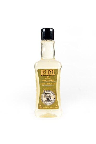 Reuzel , Reuzel, Λάδι Τεϊόδεντρου, Σαμπουάν Μαλλιών, Μαλακτικό & Αφρόλουτρο 3...