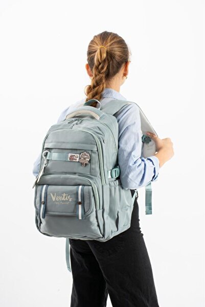 Meryem Çanta Ventis Unisex School Bag Middle School High School Backpack 43*3...