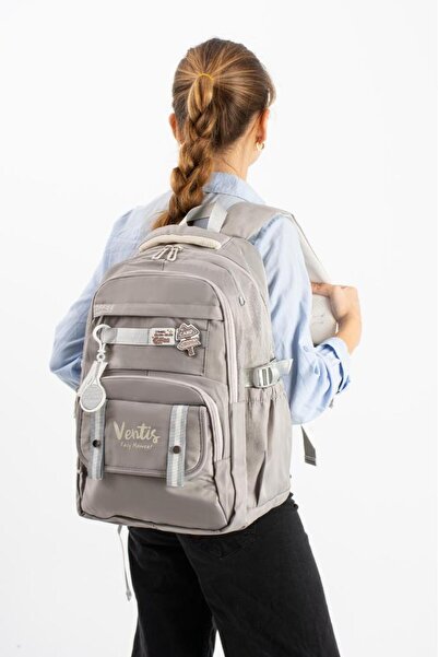 Meryem Çanta Ventis Unisex School Bag Middle School High School Backpack 43*3...