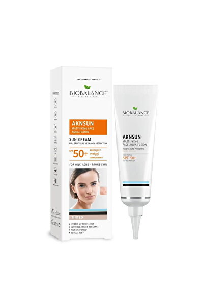 Biobalance Bio Balance, AKNSUN, Matifiant și Protector, Cremă, Pentru Față, S...