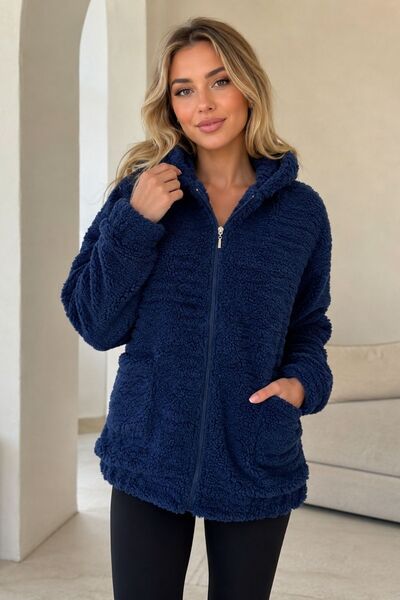 HİRAMİR Peluş Kuzu Kıvırcık Torba Cepli Kolej Mont Siyah KS2526