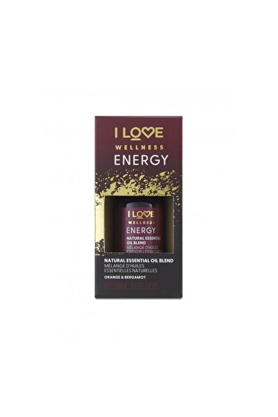 I Love , Wellness Energy, Orange & Bergamot, Essential Oil, 10 ml