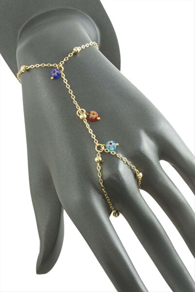 Marsilyan Flower Enamel Beads Şahmeran Ilkel-Bjt940