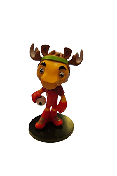 Generic Brand Figurină Cerb Fotbalist, Plastic, 14 cm