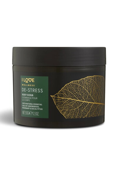 I Love , Scrub corporal exfoliant pentru wellness și detensionare, vegan, 350 g