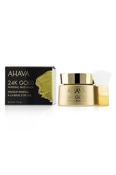AHAVA Mineral cu aur de 24K, Iluminator, Mască de nămol, Pentru față, 50 ml