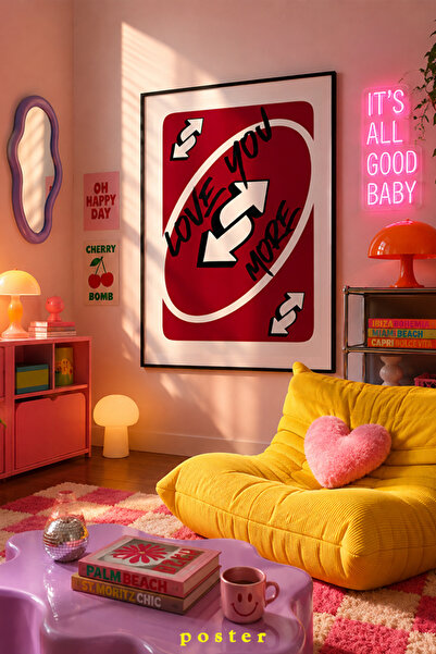 Taranist Poster - Love You More Pinterest Ev Dekor Kırmızı Kart Gidiş Dönüş