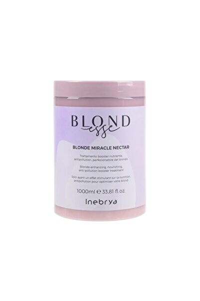 Inebrya , Blonde Miracle Nectar, Hair Treatment Cream Mask, Color Enhancing, ...