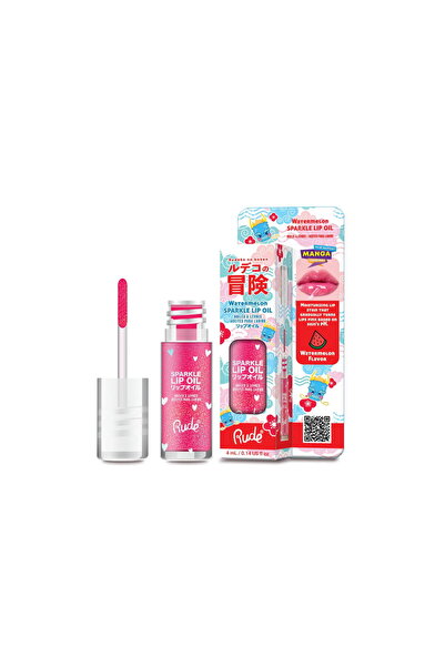 RUDE cosmetics Sclipire Pepene Verde, Ulei de buze, 4 ml