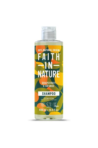 Faith In Nature Grapefruit și Portocală, Șampon de păr, Purificator și Revigo...