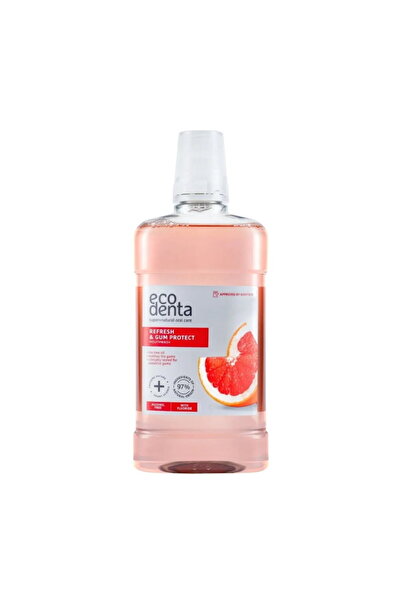 Ecodenta - Apă de gură - Grapefruit - Protective & Antiplaque - 500 ml