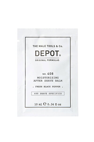 DEPOT , 400 Shave Specifics Nr. 408, Piper negru proaspăt, Balsam hidratant d...