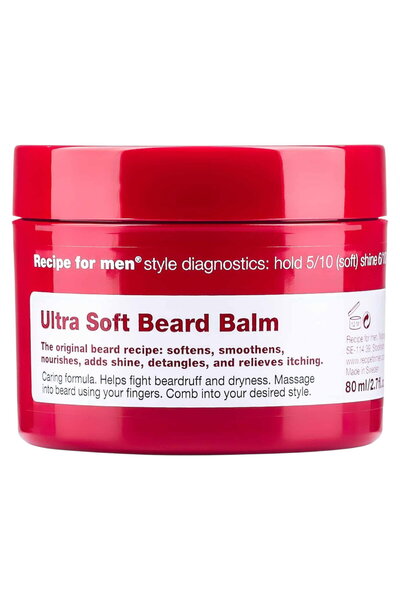 Recipe For Men Balsam de barbă ultra moale, Balsam de barbă, Catifelare, 80 ml
