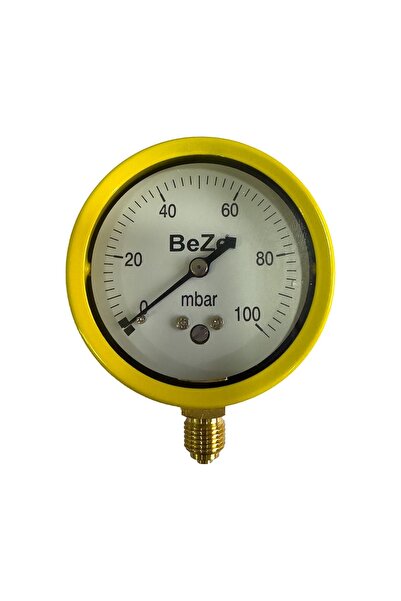 Beze Basınç Manometresi 0-100mbar 63mm 1/4bsp