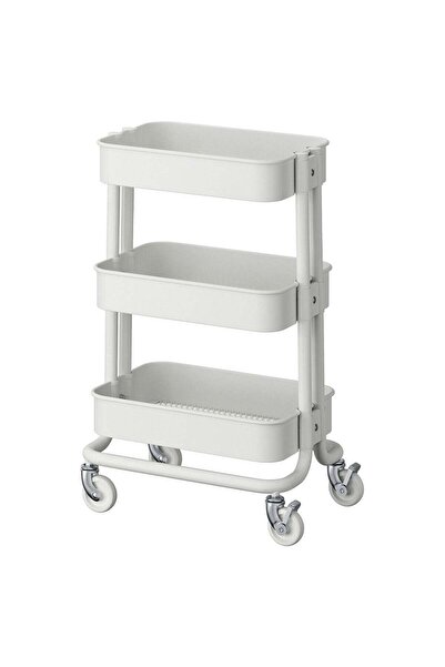 IKEA RASKOG Utility Trolley on Castors, White, 28x38x61 cm