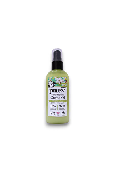 Pure97 , Jasmin & Kokosnuss, Hair Cream Treatment, For Heat Protectant, 100 ml