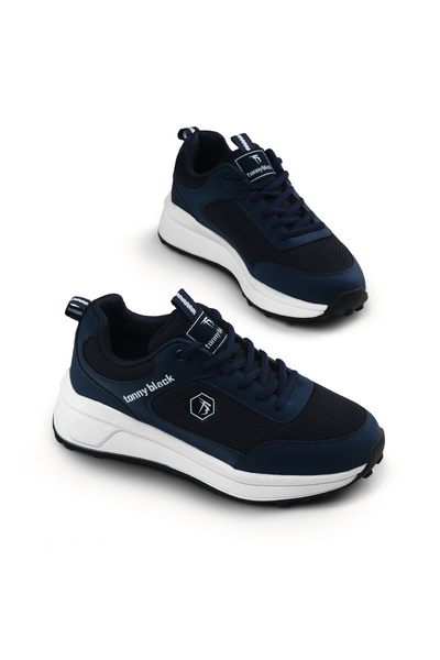 Tonny Black Unisex Navy Blue Comfortable Fit Flexible Orthopedic Sneaker