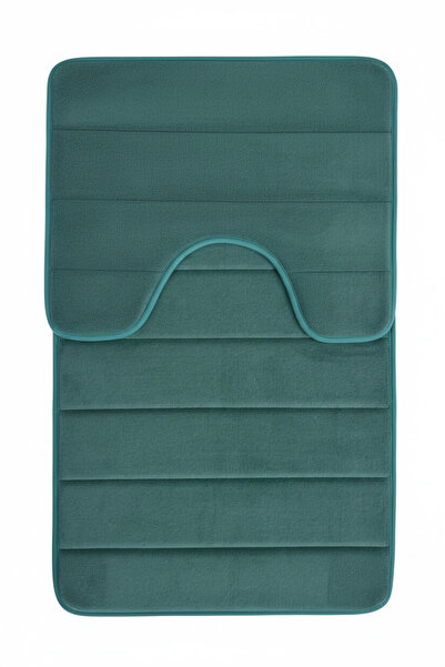 Alessandro DESIGN Covorase de Baie, 80x50 cm / 50x40 cm, Verde, Antiderapant,...