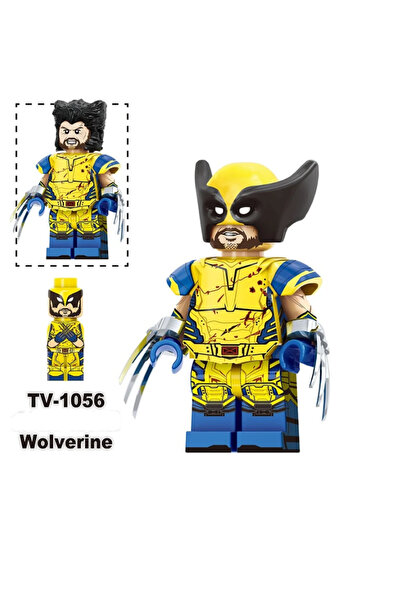 yamanS Wolverine Deadpool & Wolverine Figür Yapı Blok Süper Kahraman Oyuncak