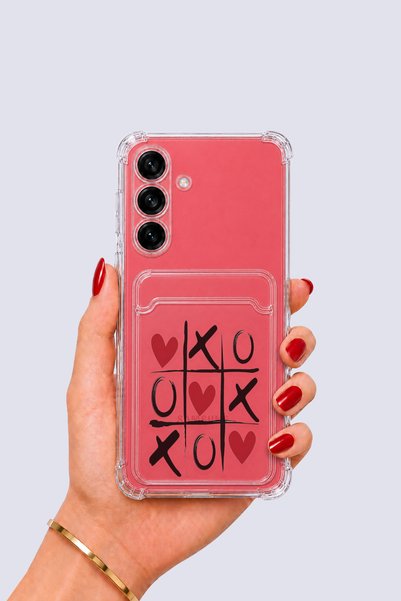 northcity n حافظة سامسونج جالاكسي S25 بنمط XoXO مع حامل للبطاقات